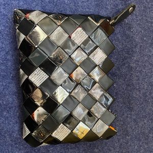 Recycled Magazine Zippered Pouch